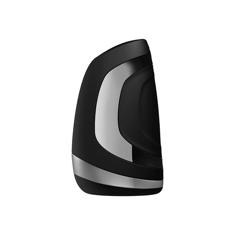 Satisfyer Men Heat Vibration - Black USB Rechargeable Masturbator - Hush Store Sydney 