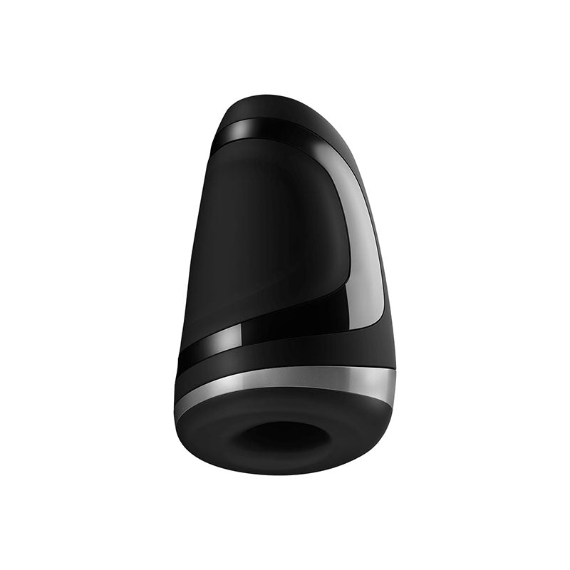 Satisfyer Men Heat Vibration - Black USB Rechargeable Masturbator - Hush Store Sydney 