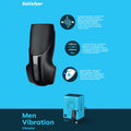 Satisfyer Men Vibration - Black USB Rechargeable Masturbator - Hush Store Sydney 