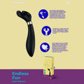 Satisfyer Endless Fun - Black 23.5 cm USB Rechargeable Stimulator - Hush Store Sydney 