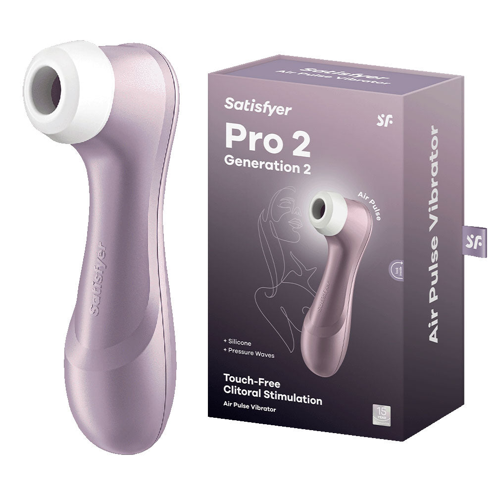 Satisfyer Pro 2 - Purple - Touch-Free USB-Rechargeable Clitoral Stimulator - Hush Store Sydney 