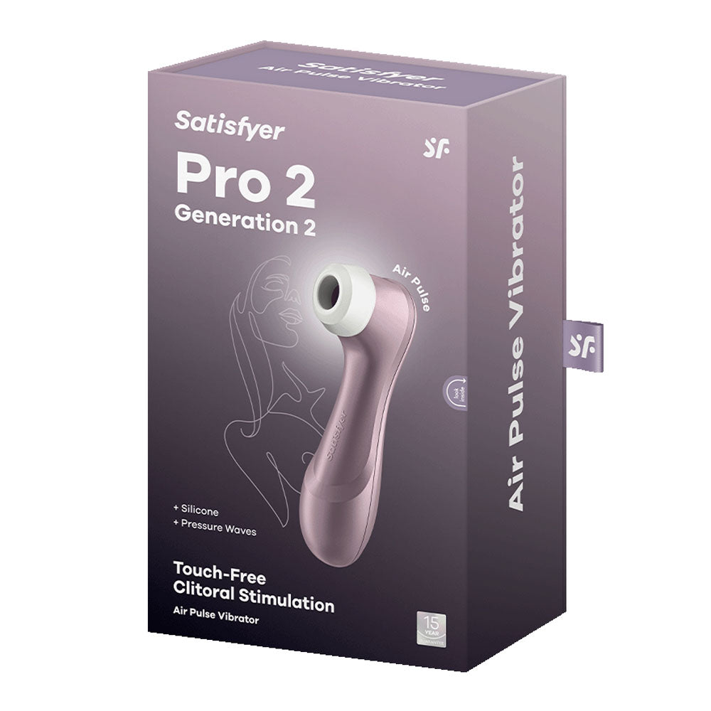 Satisfyer Pro 2 - Purple - Touch-Free USB-Rechargeable Clitoral Stimulator - Hush Store Sydney 