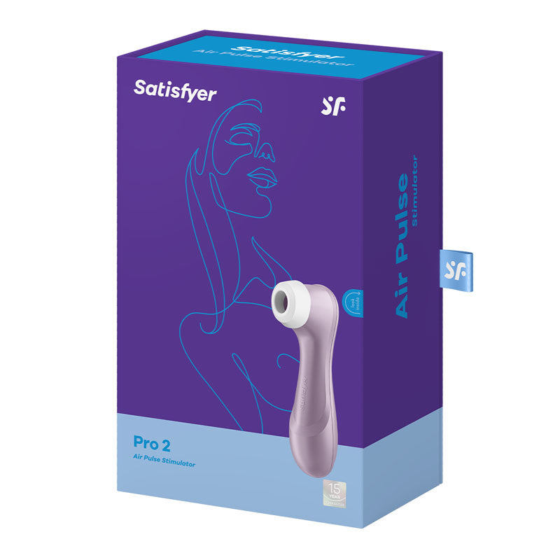 Satisfyer Pro 2 - Purple - Touch-Free USB-Rechargeable Clitoral Stimulator - Hush Store Sydney 
