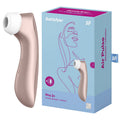 Satisfyer Pro 2+ Rose Gold - Rose Gold Touch-Free USB-Rechargeable Clitoral Stimulator with Vibration - Hush Store Sydney 
