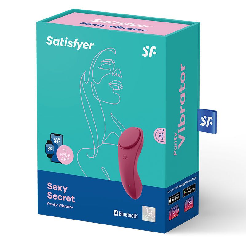 Satisfyer Sexy Secret - App Contolled USB-Rechargeable Panty Vibrator - Hush Store Sydney 