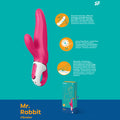 Satisfyer Vibes - Mister Rabbit - Pink USB Rechargeable Rabbit Vibrator - Hush Store Sydney 