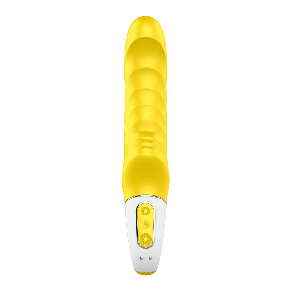 Satisfyer Vibes - Yummy Sunshine - Yellow USB Rechargeable Vibrator - Hush Store Sydney 