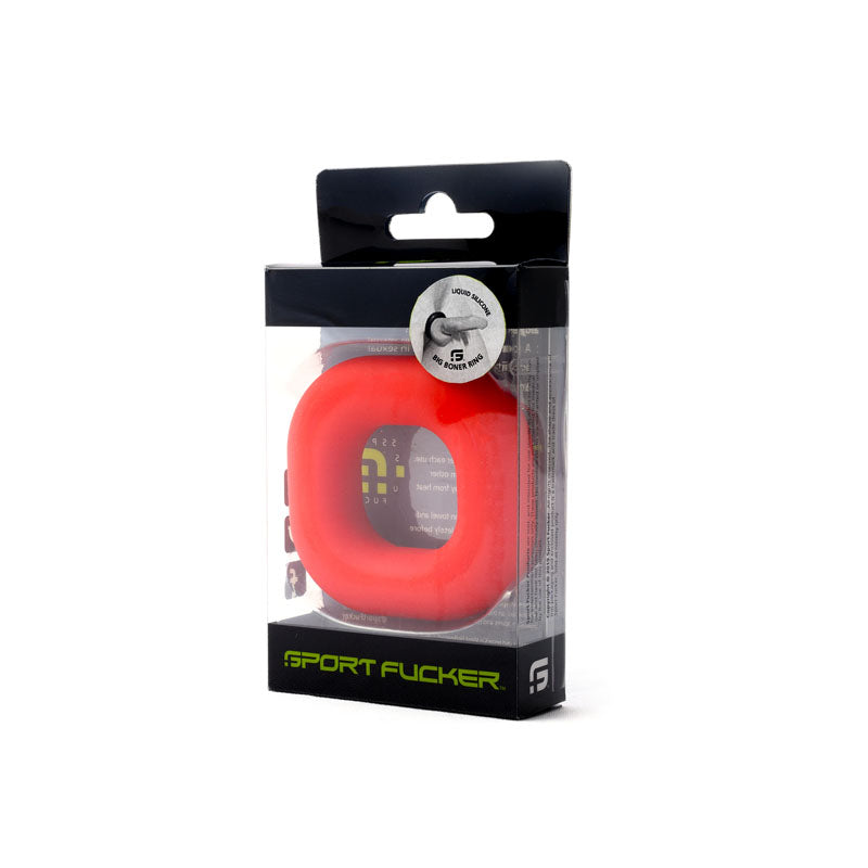 Sport Fucker Big Boner Ring - Red Cock Ring - Hush Store Sydney 