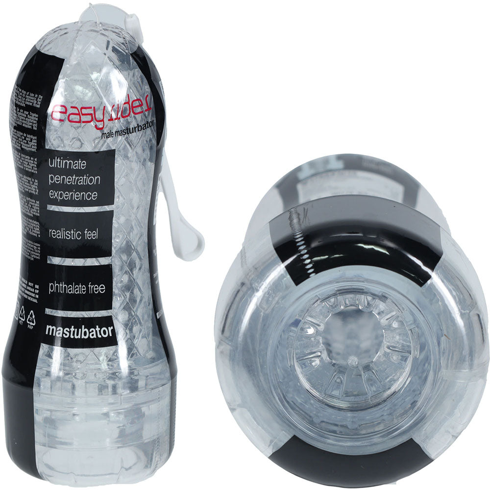 SHOTS Easy Rider - Clear - Clear Vagina Stroker - Hush Store Sydney 