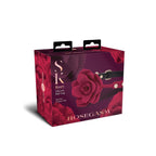 Secret Kisses ROSEGASM BLOOM SILICONE GAG - Rose Red Mouth Restraint - Hush Store Sydney 