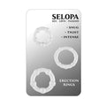 Selopa ERECTION RINGS - Clear Cock Rings - Set of 3 - Hush Store Sydney 