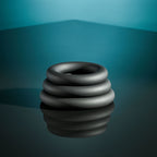 Selopa 3 RING CIRCUS - Black Cock Rings - Set of 3 Sizes - Hush Store Sydney 