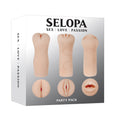 Selopa PARTY PACK - Light - Flesh Strokers - Set of 3 - Hush Store Sydney 
