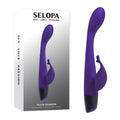 Selopa PLUM PASSION - Purple 18.3 cm USB Rechargeable Rabbit Vibrator