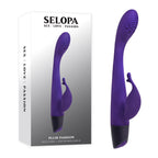 Selopa PLUM PASSION - Purple 18.3 cm USB Rechargeable Rabbit Vibrator