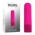 Selopa TINY TEMPTATION - Pink 9.2 cm USB Rechargeable Bullet - Hush Store Sydney 