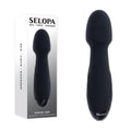 Selopa POWER TRIP - Black 18.8 cm USB Rechargeable Massage Wand - Hush Store Sydney 