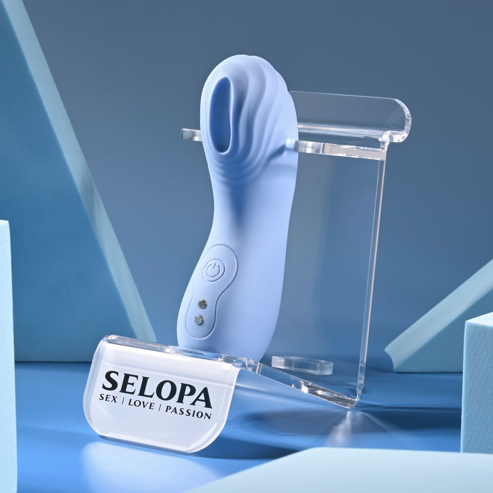 Selopa GOOD POINT - Purple USB Rechargeable Hollow Vibrating Finger Stimulator - Hush Store Sydney 