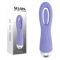Selopa IN A FLAP - Purple 15 cm USB Rechargeable Flicking Stimulator - Hush Store Sydney 