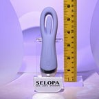Selopa IN A FLAP - Purple 15 cm USB Rechargeable Flicking Stimulator - Hush Store Sydney 