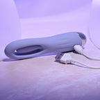 Selopa IN A FLAP - Purple 15 cm USB Rechargeable Flicking Stimulator - Hush Store Sydney 