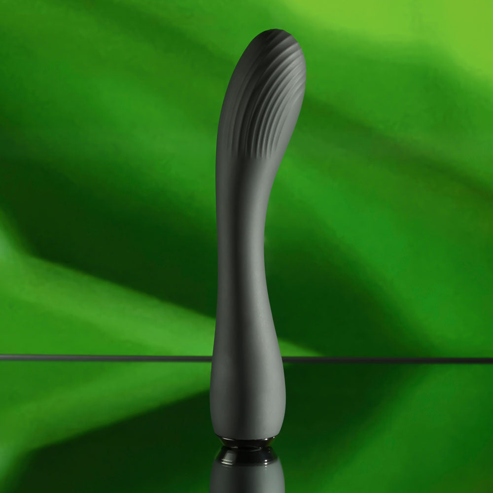 Selopa MIDNIGHT MAGIC - Black 20.2 cm USB Rechargeable Vibrator - Hush Store Sydney 