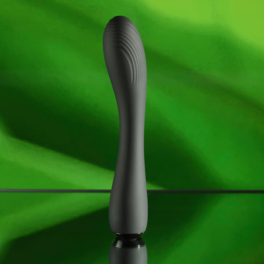 Selopa MIDNIGHT MAGIC - Black 20.2 cm USB Rechargeable Vibrator - Hush Store Sydney 