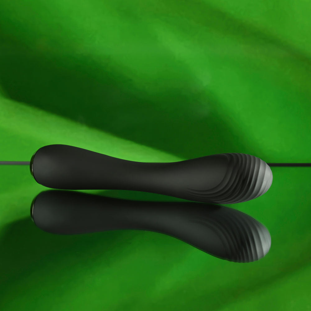 Selopa MIDNIGHT MAGIC - Black 20.2 cm USB Rechargeable Vibrator - Hush Store Sydney 