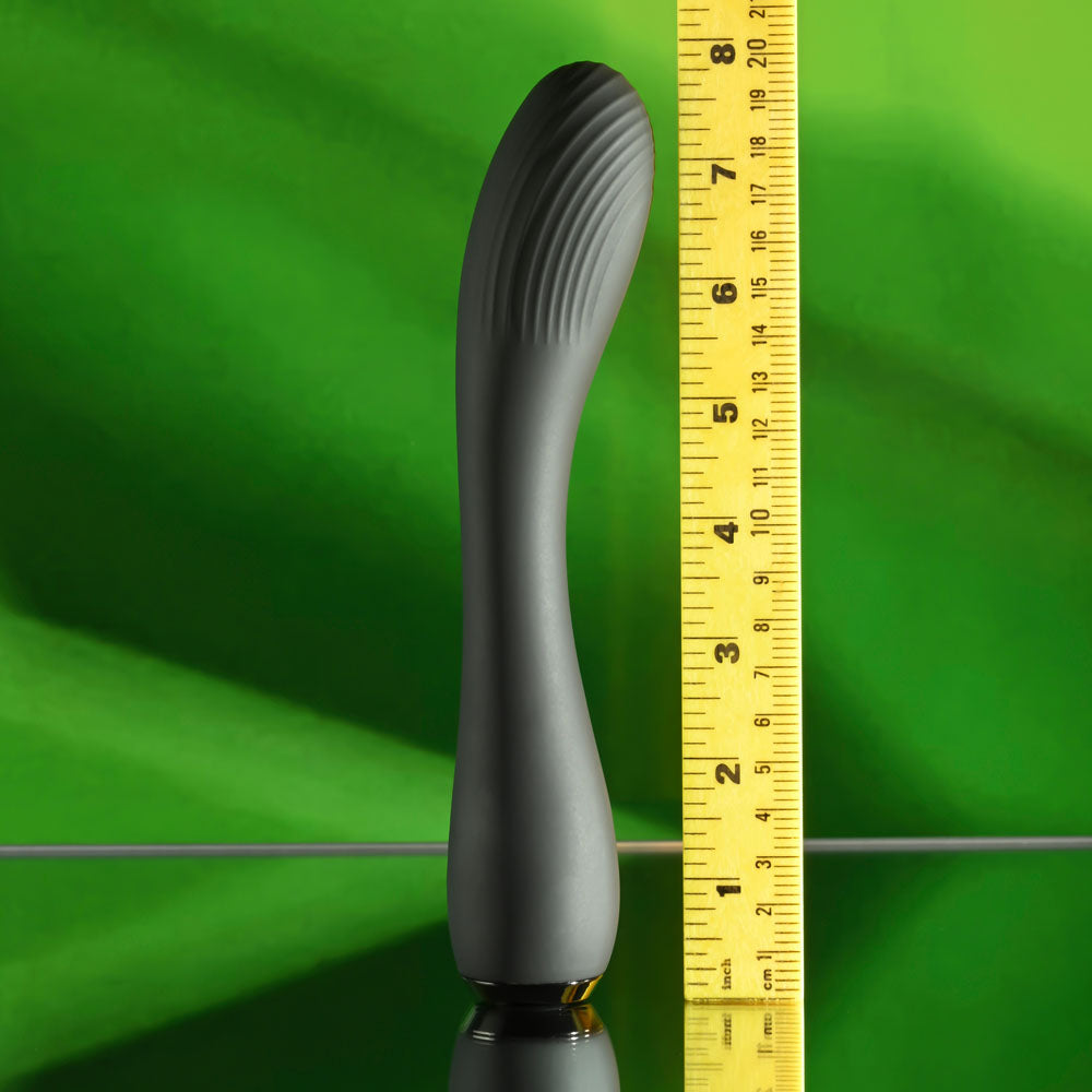 Selopa MIDNIGHT MAGIC - Black 20.2 cm USB Rechargeable Vibrator - Hush Store Sydney 
