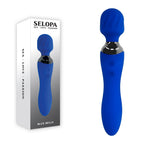 Selopa BLUE BELLE - Blue USB Rechargeable 20 cm Massage Wand - Hush Store Sydney 