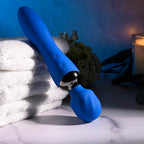 Selopa BLUE BELLE - Blue USB Rechargeable 20 cm Massage Wand - Hush Store Sydney 