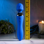 Selopa BLUE BELLE - Blue USB Rechargeable 20 cm Massage Wand - Hush Store Sydney 