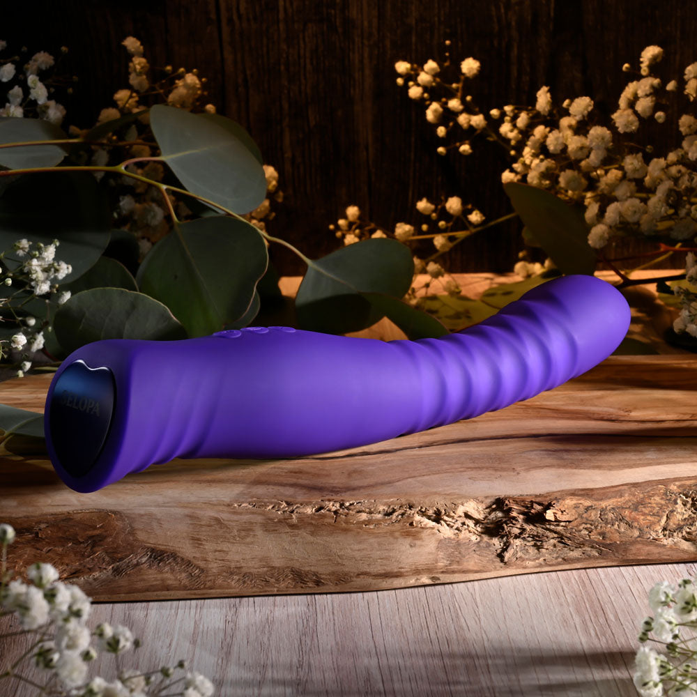 Selopa TRIXXXIE - Purple 22.2 cm USB Rechargeable Vibrator - Hush Store Sydney 