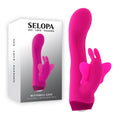 Selopa BUTTERFLY LOVE - Pink 13.8 cm USB Rechargeable Butterfly Vibrator - Hush Store Sydney 