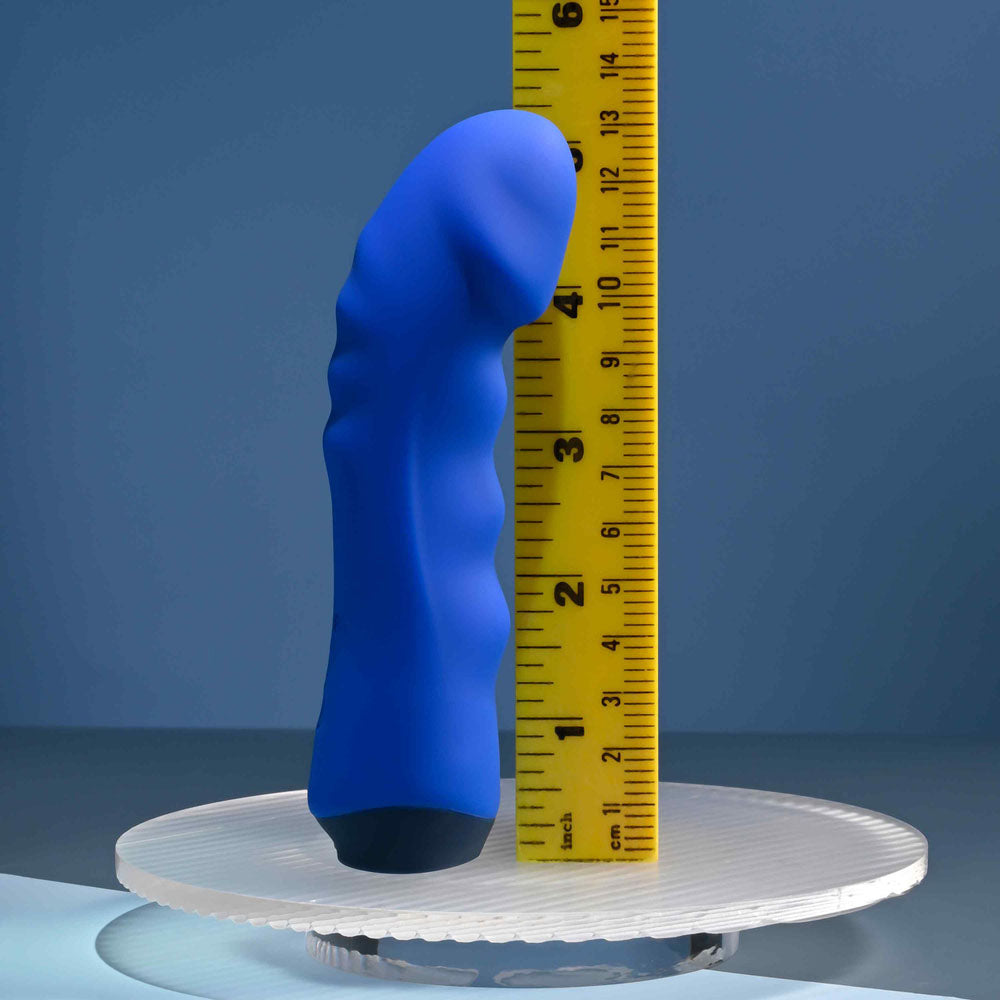 Selopa BLUE BANGER - Blue 13.6 cm USB Rechargeable Vibrator - Hush Store Sydney 