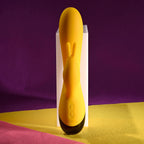 Selopa BUZZZ BUNNY - Yellow 19.7 cm USB Rechargeable Rabbit Vibrator