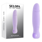 Selopa PETITE PECKER - Purple 11.7 cm USB Rechargeable Mini Vibrator - Hush Store Sydney 