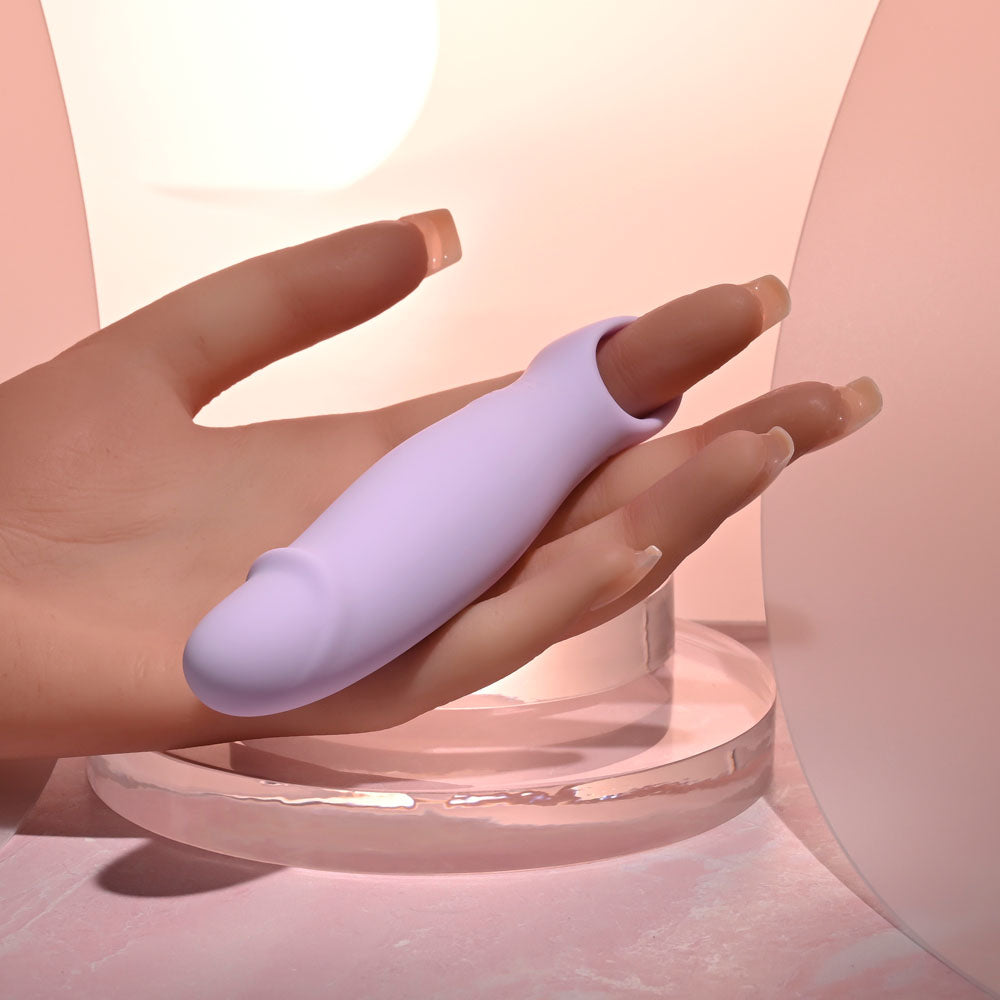 Selopa PETITE PECKER - Purple 11.7 cm USB Rechargeable Mini Vibrator - Hush Store Sydney 