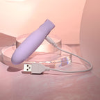 Selopa PETITE PECKER - Purple 11.7 cm USB Rechargeable Mini Vibrator - Hush Store Sydney 