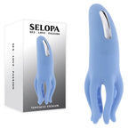 Selopa TENTACLE TICKLER - Blue USB Rechargeable Vibrating Stimulator - Hush Store Sydney 