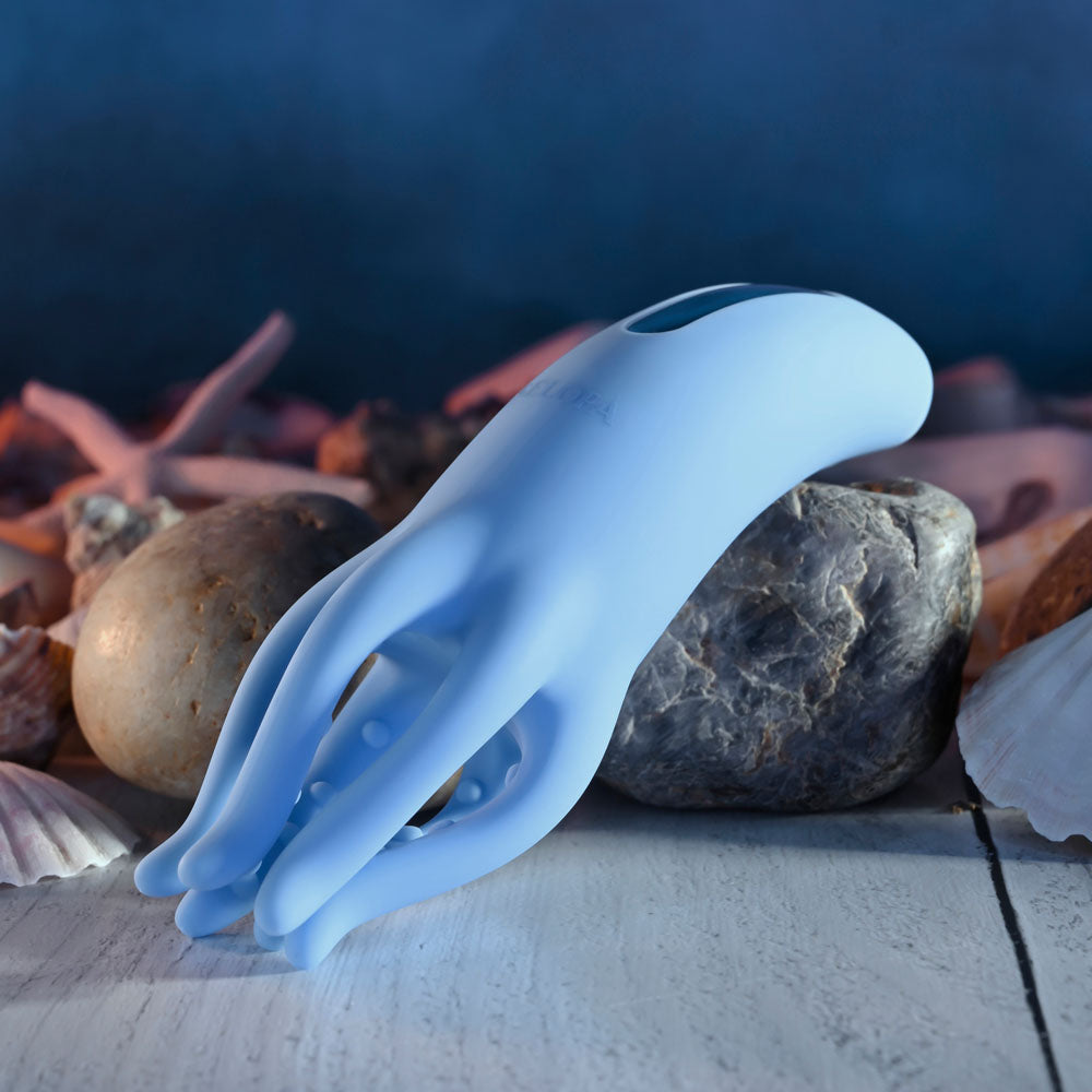 Selopa TENTACLE TICKLER - Blue USB Rechargeable Vibrating Stimulator - Hush Store Sydney 