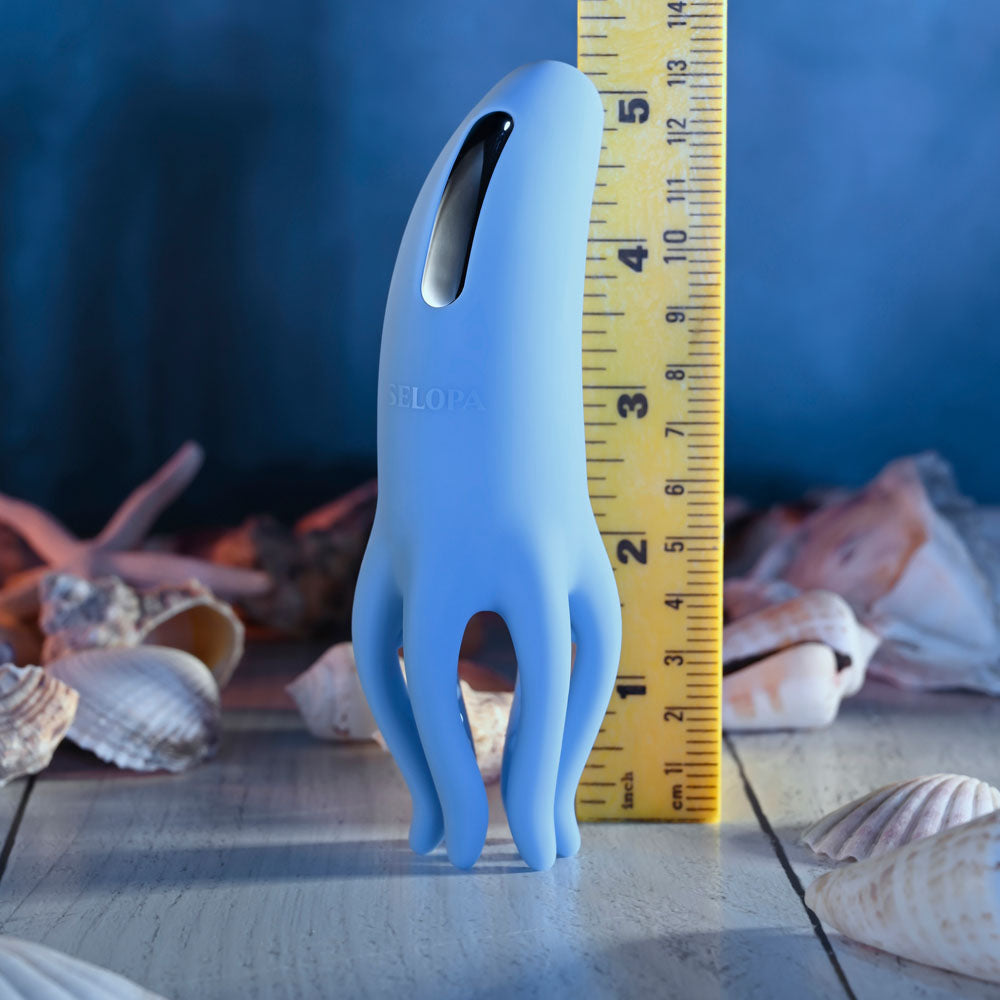 Selopa TENTACLE TICKLER - Blue USB Rechargeable Vibrating Stimulator - Hush Store Sydney 