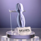 Selopa LIL' WAND - Purple 11 cm USB Rechargeable Massage Wand