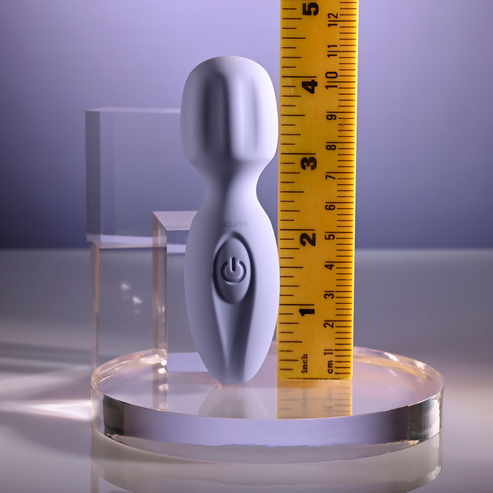 Selopa LIL' WAND - Purple 11 cm USB Rechargeable Massage Wand