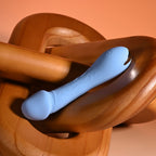 Selopa DAINTY DICK - Baby Blue 11.9 cm USB Rechargeable Mini Vibrator - Hush Store Sydney 