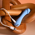 Selopa DAINTY DICK - Baby Blue 11.9 cm USB Rechargeable Mini Vibrator - Hush Store Sydney 