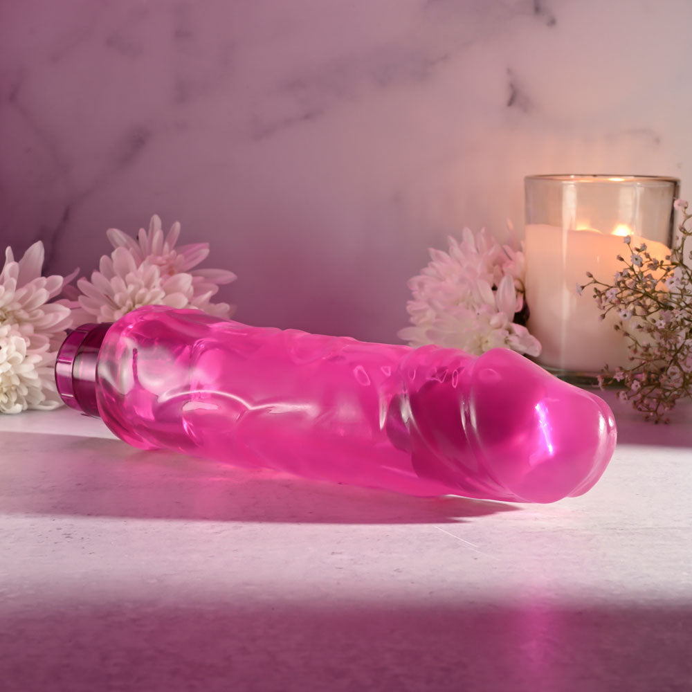 Selopa THICC BOI - Pink 22.9 cm Vibrator - Hush Store Sydney 