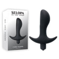 Selopa P-SPOT TRAINER - Black 12.7 cm Vibrating Prostate Massager - Hush Store Sydney 