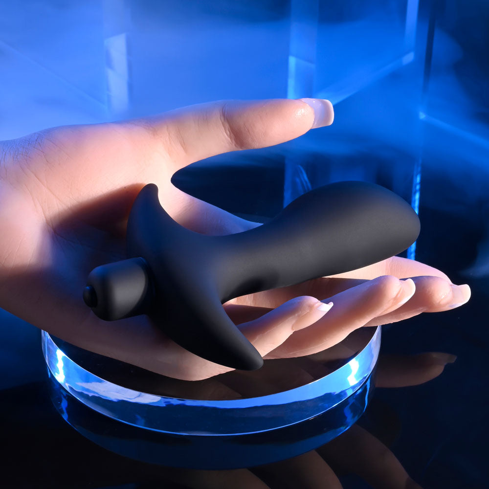 Selopa P-SPOT TRAINER - Black 12.7 cm Vibrating Prostate Massager - Hush Store Sydney 