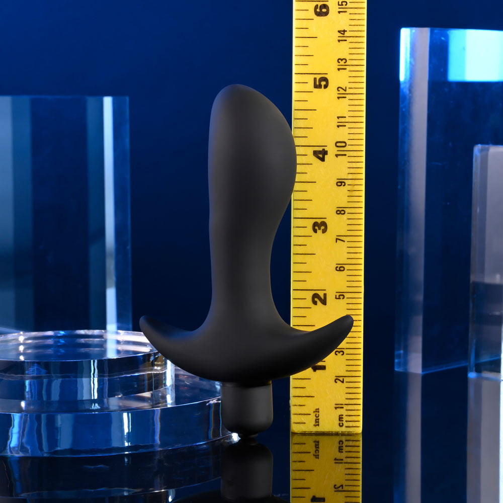 Selopa P-SPOT TRAINER - Black 12.7 cm Vibrating Prostate Massager - Hush Store Sydney 